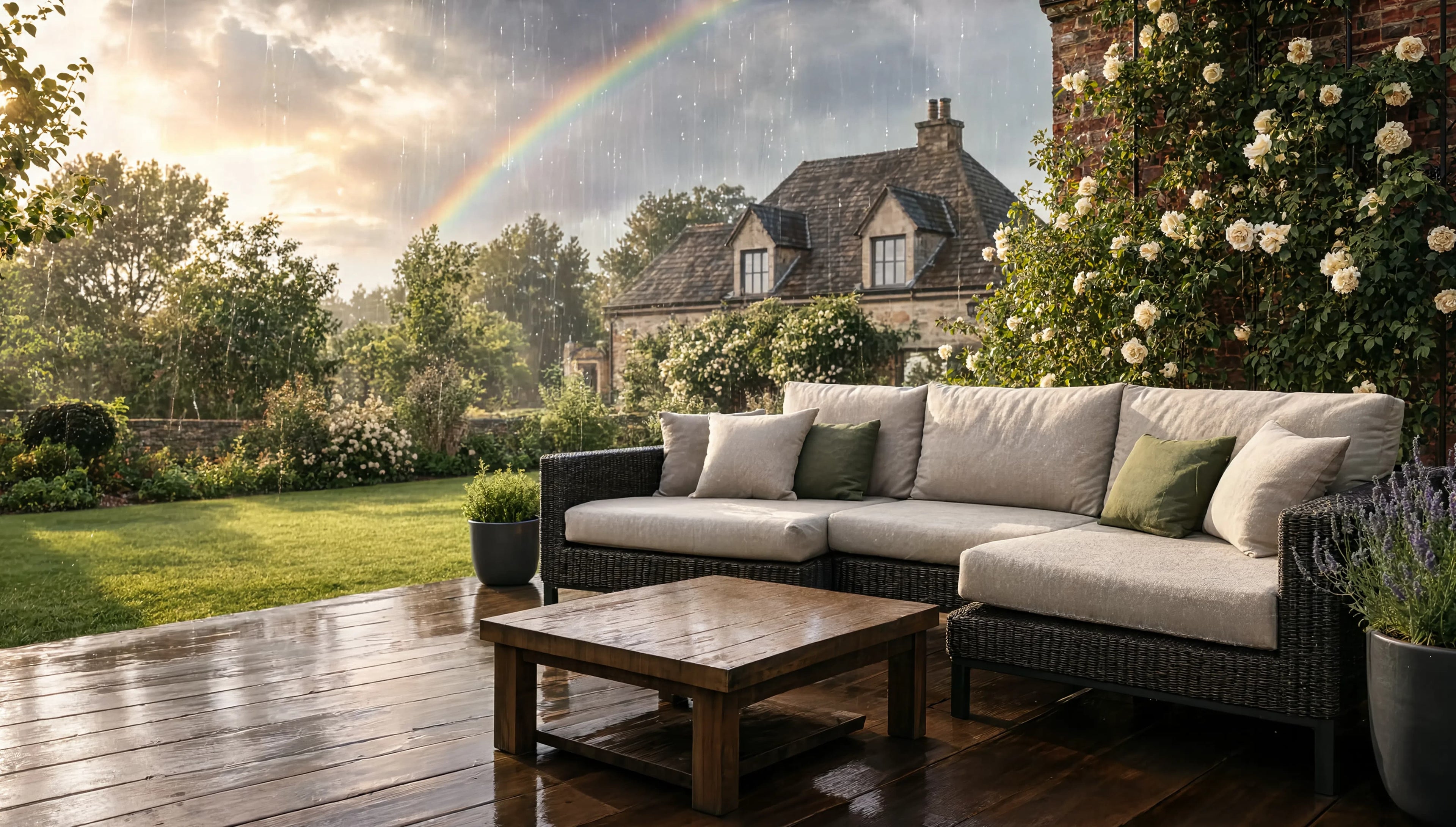 The Best Garden Corner Sofa Sets for British Weather Image