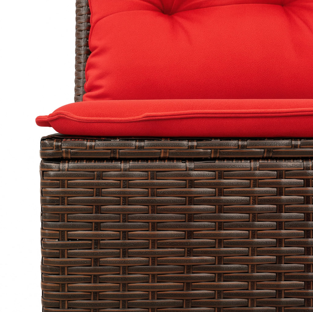 PE Rattan 5-Piece Modular Garden Corner Sofa Set with Cushions | GardenCorner